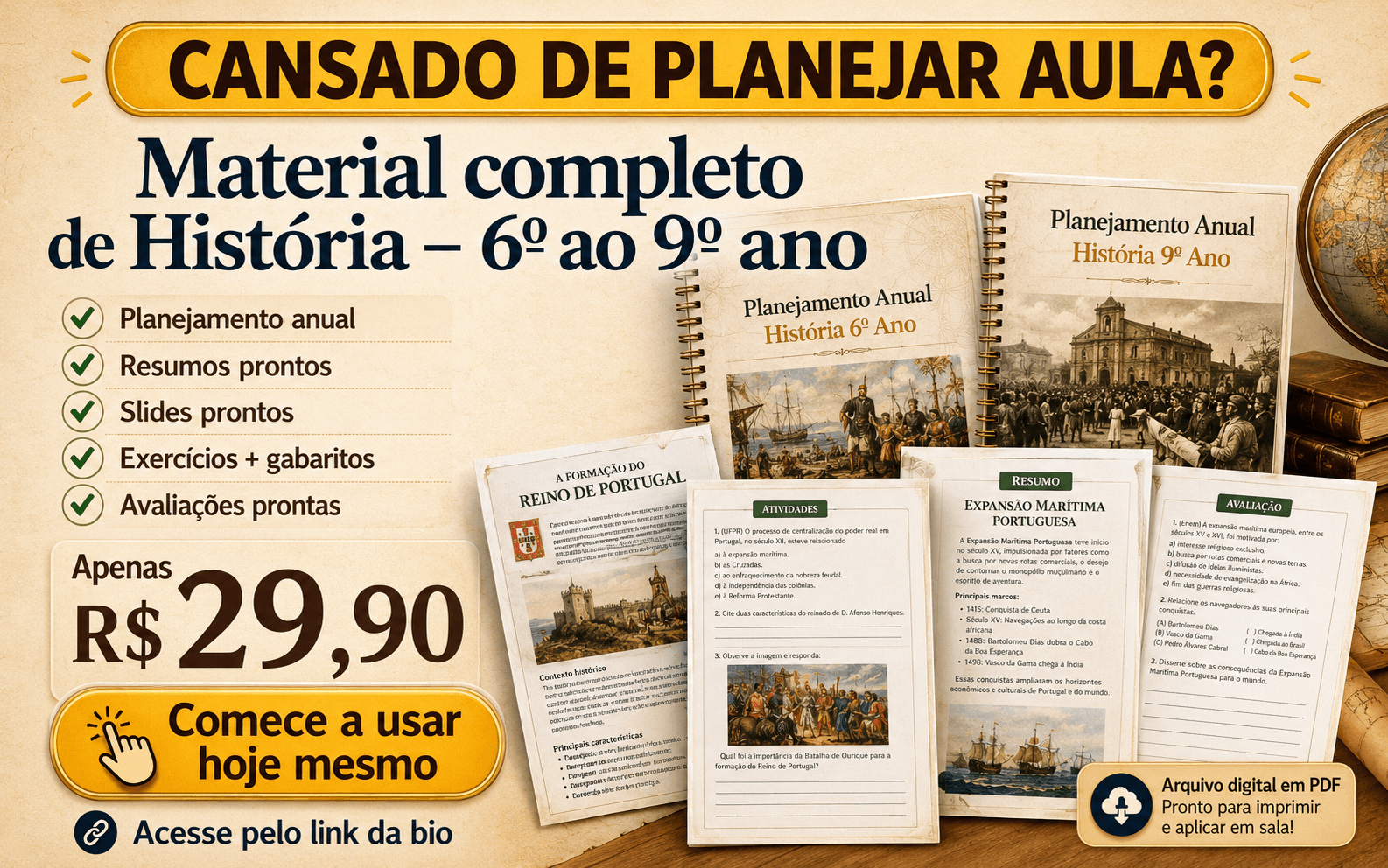 Kit Completo de Historia